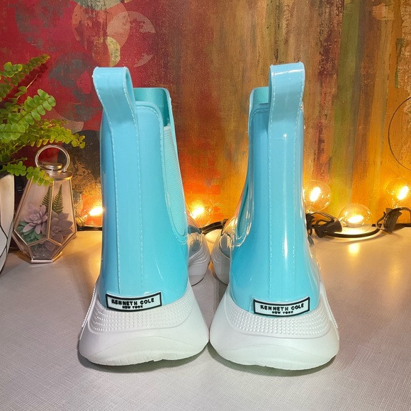 Kenneth Cole New York Women's Rain Boot, Turquoise, 7 US - Picture 6 of 11